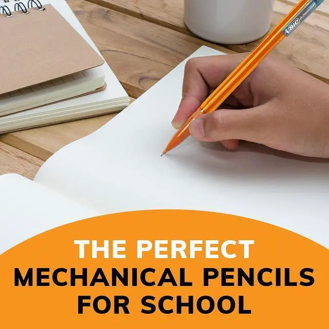 Alt view image 6 of 7 - BIC Xtra-Smooth Bright Edition Mechanical Pencils 0.7mm #2 Medium Lead 24 Pencils/Blister 6 Blisters/Pack (MPCE144E-BLK)
