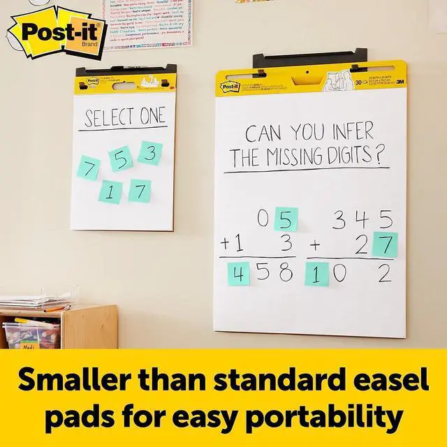 Alt view image 2 of 18 - Post-it Self-Stick Easel Pads, 15" x 18", 20 Sheets/Pad, 2 Pads/Pack 577SS-2PK