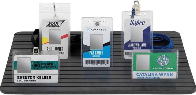 Alt view image 3 of 3 - Advantus ID Badge Tray Black (97583)