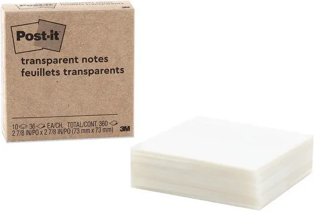 Main image of Post-it Notes 2.8" x 2.8" Assorted Collection 30 Sheet/Pad 10 Pads/Pack (600-TRSPT-10P)