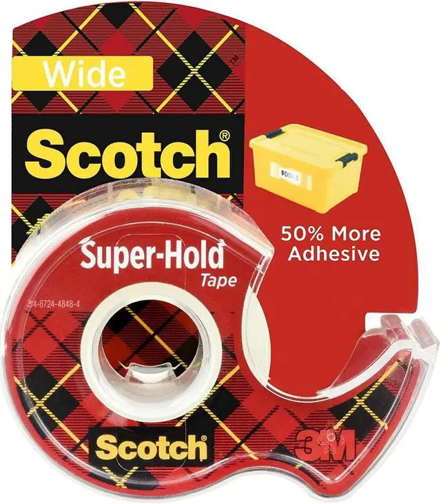 Main image of Scotch Super-Hold Invisible Tape 1.5 in x 18 yds. (198W)