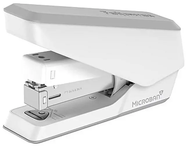 Alt view image 4 of 6 - Fellowes LX840 EasyPress Desktop Stapler 25-Sheet Capacity White (5011501)