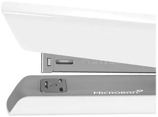 Alt view image 7 of 8 - Fellowes LX820 Classic Desktop Stapler 20-Sheet Capacity White (5011401)