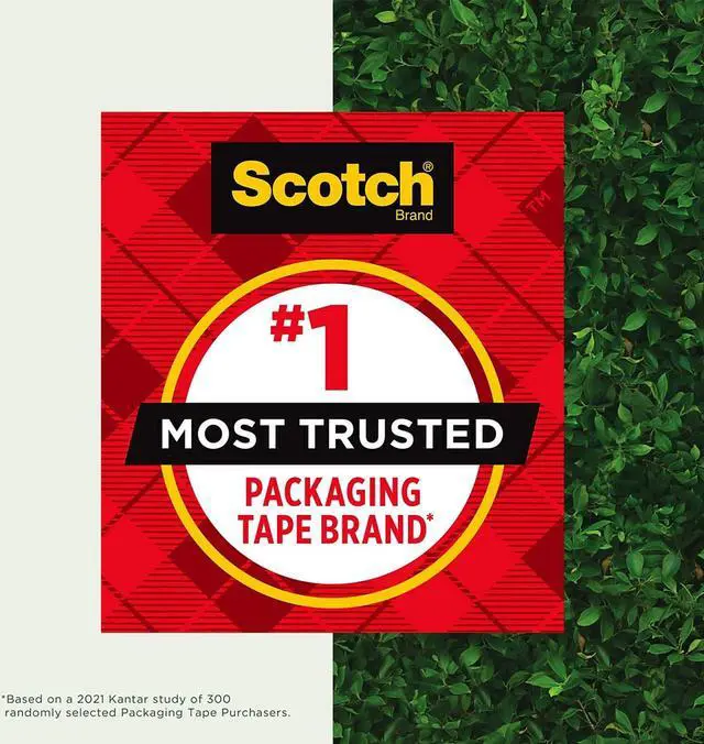 Alt view image 4 of 8 - Scotch Box Lock Paper Packaging Tape 1.88" x 25 yds. Brown (7850-23-8GC)