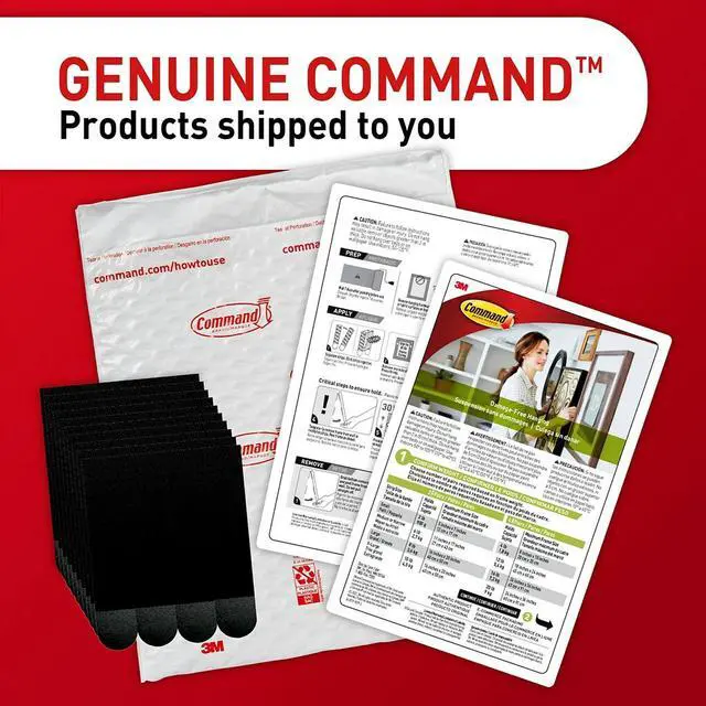 Alt view image 7 of 14 - Command Large Picture Hanging Strips 20/Pack (17206BLK-20NA)