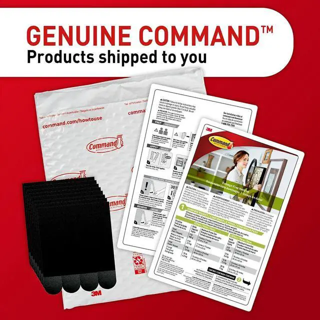 Alt view image 6 of 16 - Command X-Large Picture Hanging Strips Black 16/Pack (17217BLK-16NA)