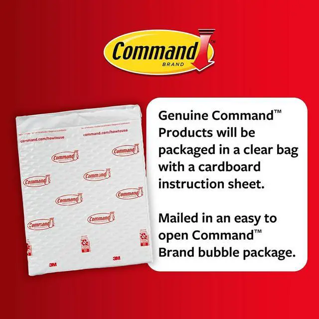 Alt view image 6 of 8 - Command Medium Picture Hanging Strips Damage Free Hanging of Dorm Decorations 22 Pairs 44 Command Strips (17204-22NA) 1720422NA