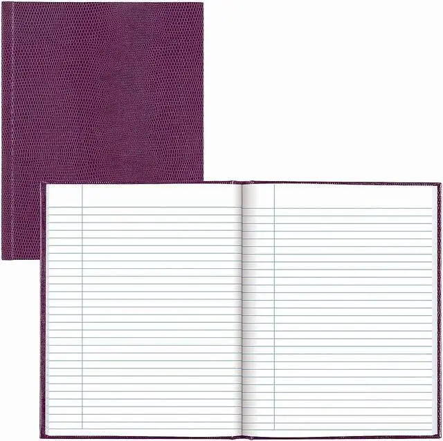 Alt view image 2 of 5 - Blueline Hardcover Executive Journal 7.25" x 9.25" Wide-Ruled Grape 144 Pages (A7.RAS)