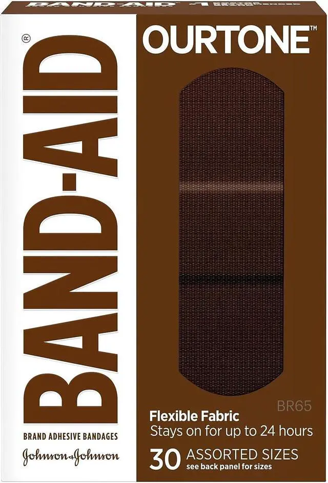 Alt view image 2 of 9 - Band-Aid Brand OurTone Adhesive Bandages BR65 30/Count (119587)