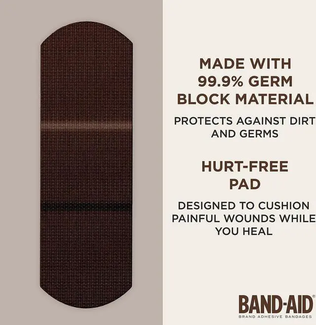 Alt view image 8 of 9 - Band-Aid Brand OurTone Adhesive Bandages BR65 30/Count (119587)