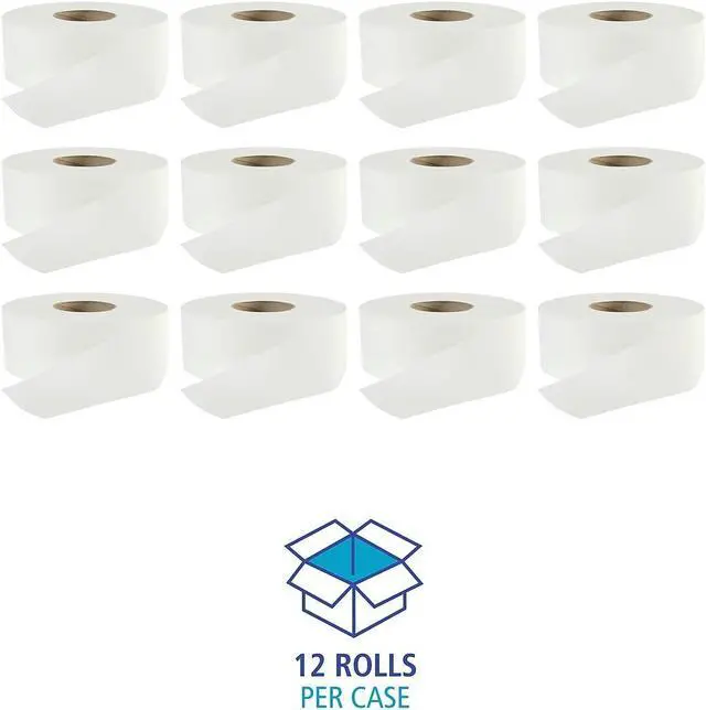 Alt view image 10 of 11 - Boardwalk 410320 Jumbo Roll Bathroom Tissue - 3.2 in. x 525 ft.