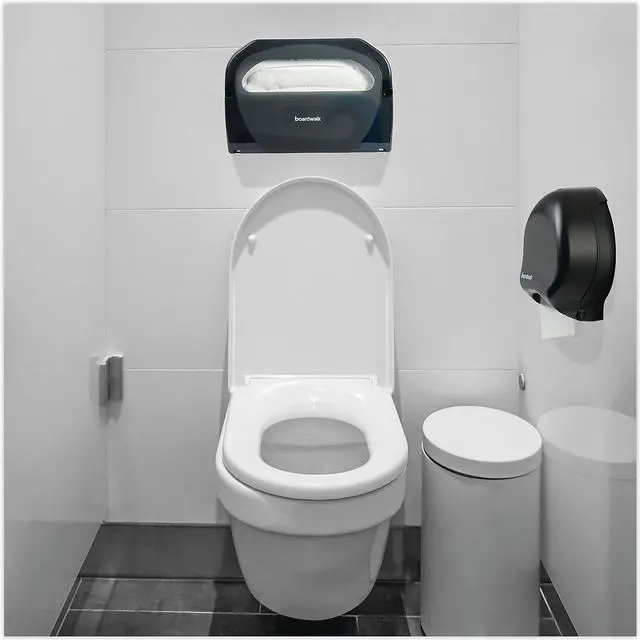Alt view image 11 of 11 - Boardwalk 410320 Jumbo Roll Bathroom Tissue - 3.2 in. x 525 ft.