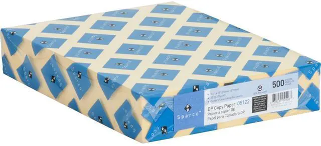 Alt view image 5 of 5 - Sparco Premium Copy Paper 20Lb 8-1/2"x11" 500/RM Canary 05122