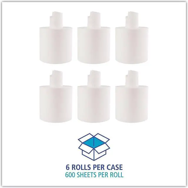 Alt view image 8 of 10 - Boardwalk 410321 Center-Pull Roll Towels - 8.9 in.