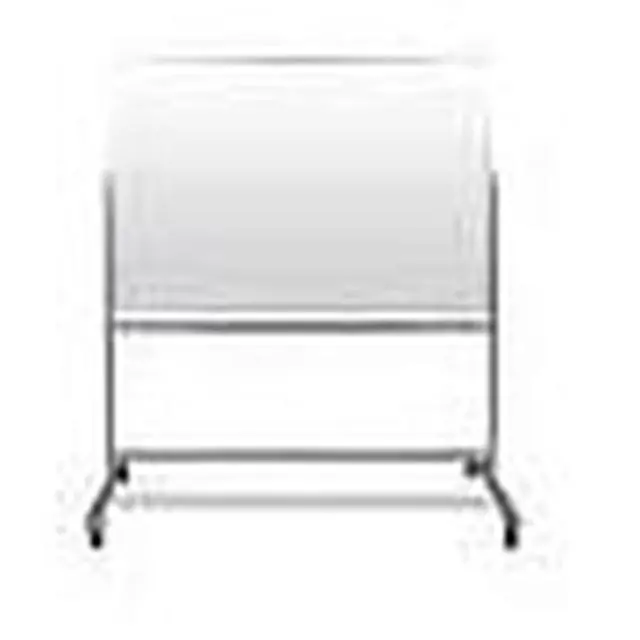 Alt view image 12 of 14 - Luxor MMGB6040 Mobile Magnetic Glass Dry Erase Board - 60" x 40" - White Surface - Silver Aluminum Frame