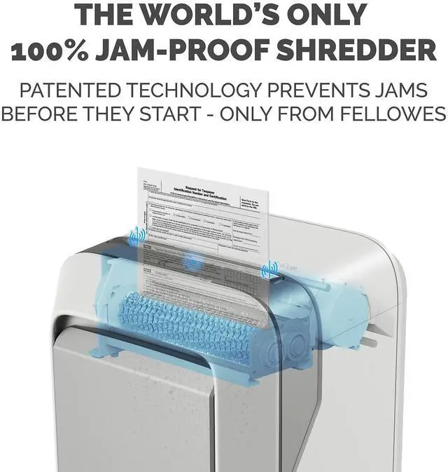 Alt view image 20 of 20 - Fellowes - 5015301 - Fellowes Powershred LX210 Micro-Cut Shredder (White) - Micro Cut - 16 Per Pass - for shredding