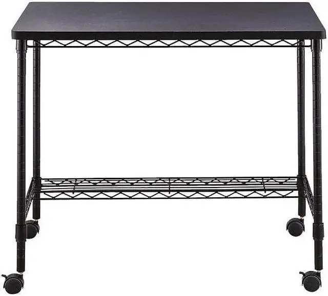 Alt view image 2 of 7 - Safco Wire Office Desk 5203BL