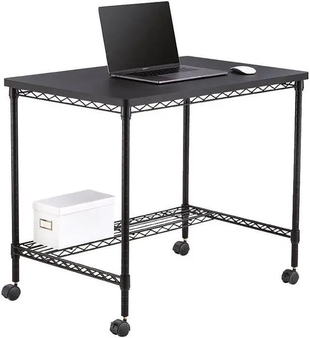 Alt view image 3 of 7 - Safco Wire Office Desk 5203BL
