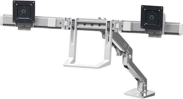 Alt view image 8 of 12 - HX DESK DUAL MONITOR ARM POLIS