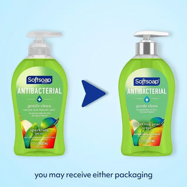 Alt view image 3 of 9 - Softsoap Antibacterial Liquid Hand Soap Sparkling Pear 11.25 Oz. (US07326A)