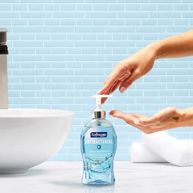 Alt view image 12 of 15 - Softsoap Antibacterial Liquid Hand Soap Cool Splash 11.25 Oz. (US07327A)