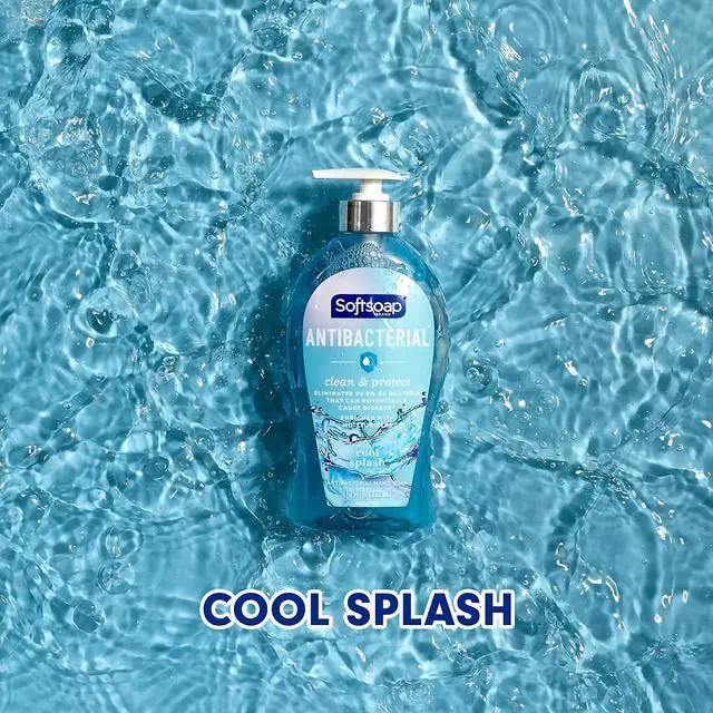 Alt view image 13 of 15 - Softsoap Antibacterial Liquid Hand Soap Cool Splash 11.25 Oz. (US07327A)