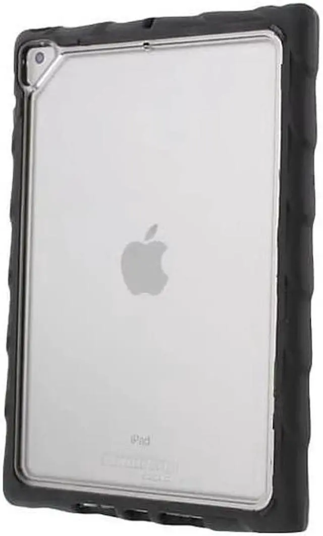 Alt view image 15 of 17 - Gumdrop DropTech Clear for iPad 10.2 Case - For Apple iPad (7th Generation) Tablet - Apple Logo - Clear, Black - Scratch Resistant, Impact Resistant, Drop Resistant, Shock Absorbing, Smudge Resistant,