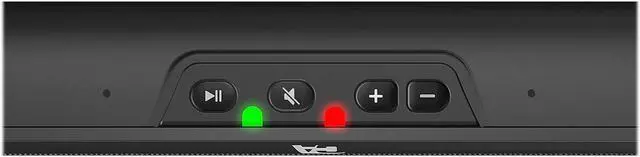 Alt view image 16 of 18 - Cyber Acoustics Compact USB Speaker Bar with Integrated Monitor Mount (CA-2890)