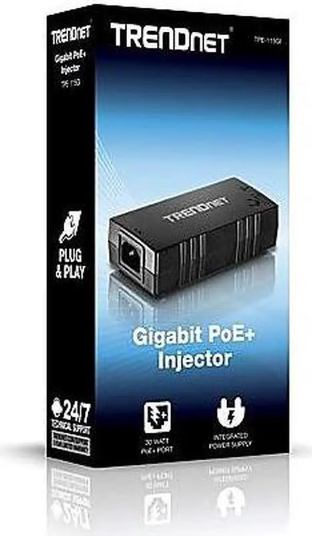 Alt view image 7 of 8 - TRENDNET - BUSINESS CLASS TPE-115GI TPE-115GI GIGABIT POE INJECTOR