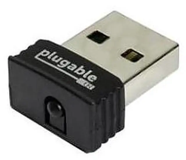 Alt view image 8 of 8 - Plugable USB 2.0 Wireless N 802.11n 150 Mbps Nano WiFi Network Adapter (Realtek RTL8188EUS Chipset) Plug and Play for Windows