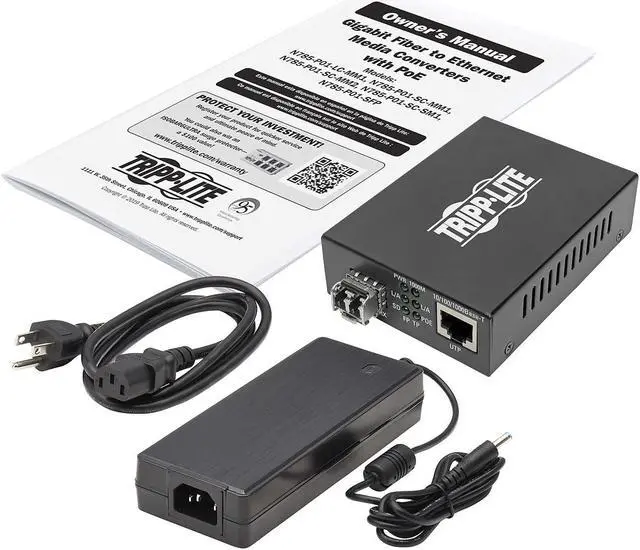 Alt view image 20 of 20 - Tripp Lite N785-P01-LC-MM1 Transceiver/Media Converter