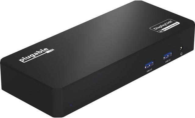 Alt view image 8 of 14 - Plugable USB C Triple 4K Display Docking Station with 60W PD, 3x HDMI or 3x DisplayPort, Compatible with Mac, Windows, Thunderbolt 3 & 4, USB4, USB-C (6x USB Ports, Ethernet)