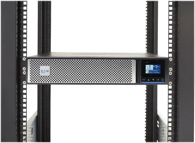 Alt view image 11 of 16 - Eaton 5PX1500RTG2 5PX G2 1440VA 1440W 120V Line-Interactive UPS - 8 NEMA 5-15R Outlets, Cybersecure Network Card Option, Extended Run, 2U Rack/Tower - 5PX G2 1440VA Rack/Tower UPS - 5 Minute Stand