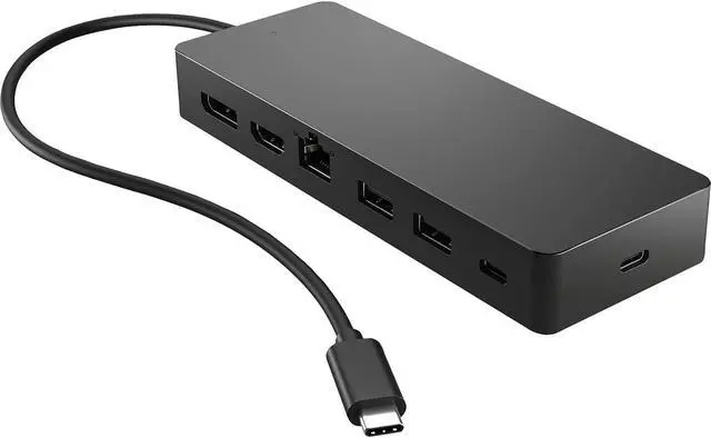 Alt view image 8 of 20 - HP Black 50H55UT Travel USB-C Multi Port Hub