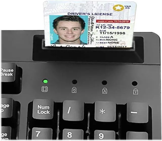 Alt view image 17 of 20 - Taa Smart Card Reader Keyboard