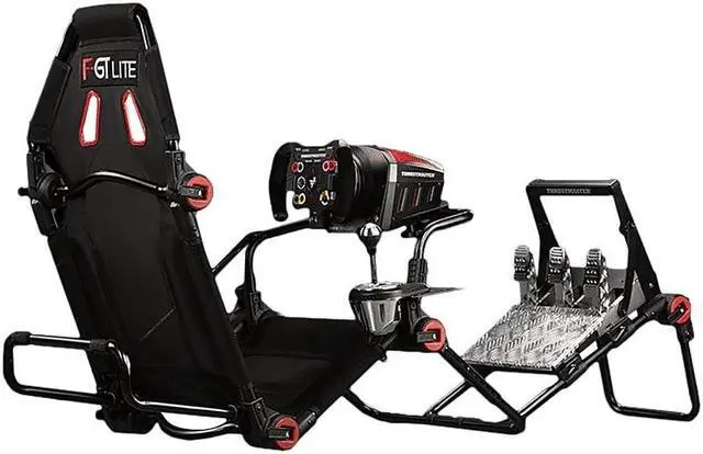 Alt view image 20 of 20 - Next Level Racing F-GT Lite NLR-S015 Cockpit for PC Black