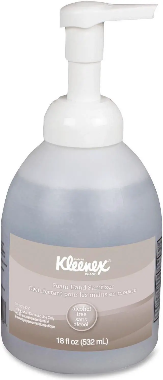 Alt view image 5 of 5 - Kimberly-Clark - 45827 - Alcohol-Free Foam Hand Sanitizer, 18 oz Pump Bottle, 4/Carton
