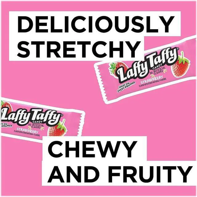 Alt view image 3 of 7 - Laffy Taffy Assorted Chewy Candy 0.34 oz 145/Tub (FER42356 )