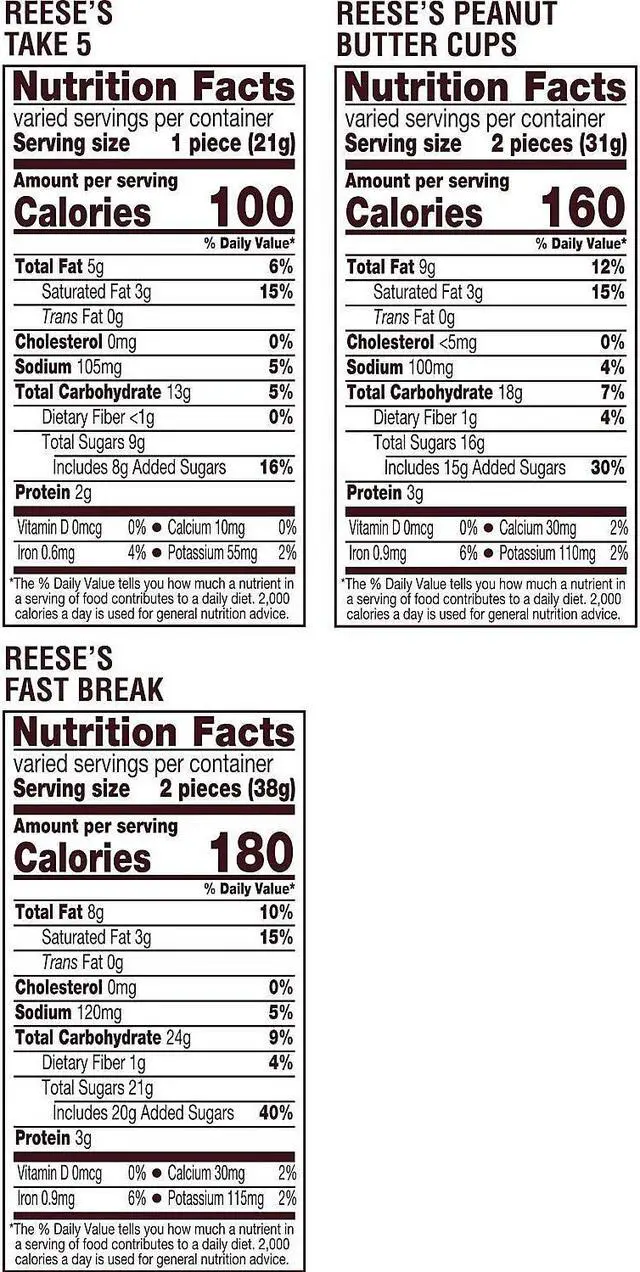 Alt view image 7 of 12 - REESE'S Milk Chocolate Peanut Butter Assortment Snack Size Candy Individually Wrapped 32.06 oz Bulk Party Bag (3400093922) HEC93922