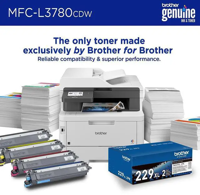 Alt view image 14 of 17 - Brother MFC-L3780CDW Wireless Digital Color All-in-One Printer