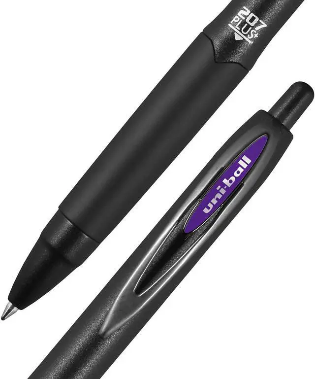 Alt view image 2 of 13 - uni-ball uniball 207 Plus+ Retractable Gel Pens Medium Point 0.7mm Assorted Inks 6/Pack (70491)
