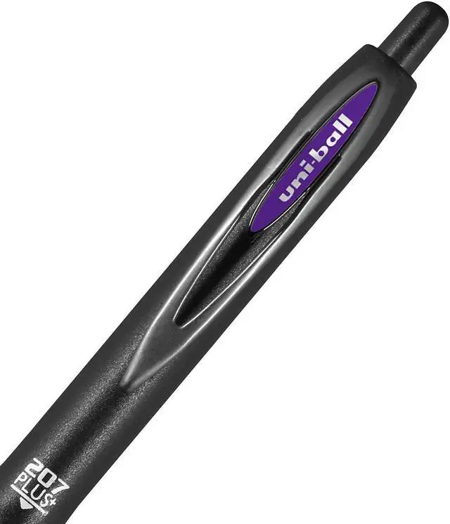 Alt view image 6 of 13 - uni-ball uniball 207 Plus+ Retractable Gel Pens Medium Point 0.7mm Assorted Inks 6/Pack (70491)