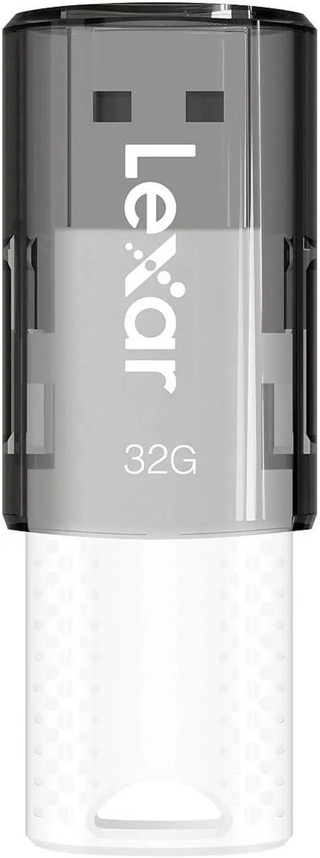 Alt view image 4 of 8 - Lexar JumpDrive S60 32GB USB 2.0 Type A Flash Drive Grey/White 3/Pack (LJDS60-32GB3NNU)