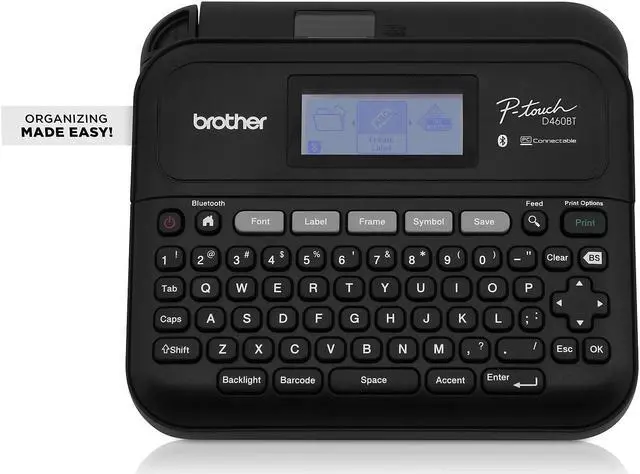 Alt view image 10 of 17 - Brother® P-touch PT-D460BT Business Expert Connected Label Maker with Bluetooth® - 16 Fonts - Tape
