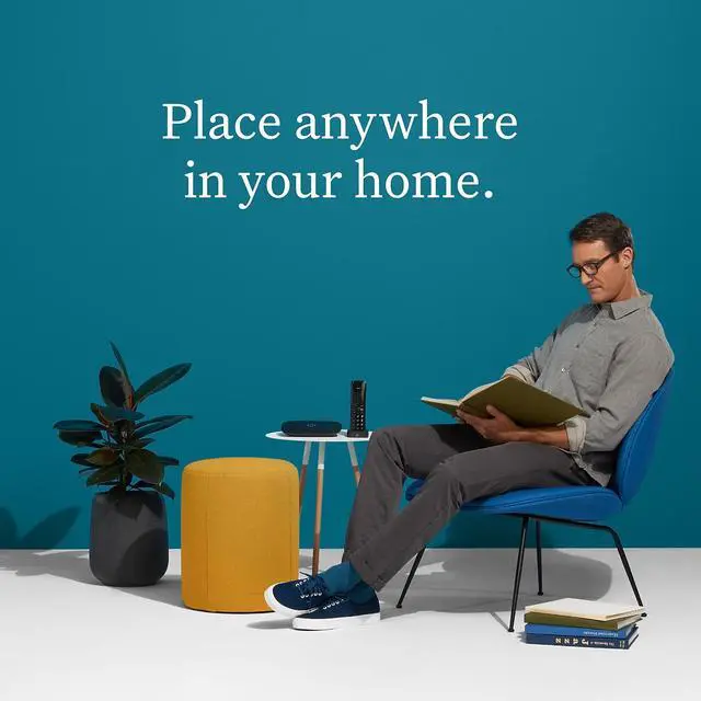 Alt view image 7 of 7 - ooma telo air 2 smart home phone service with wifi and bluetooth connectivity