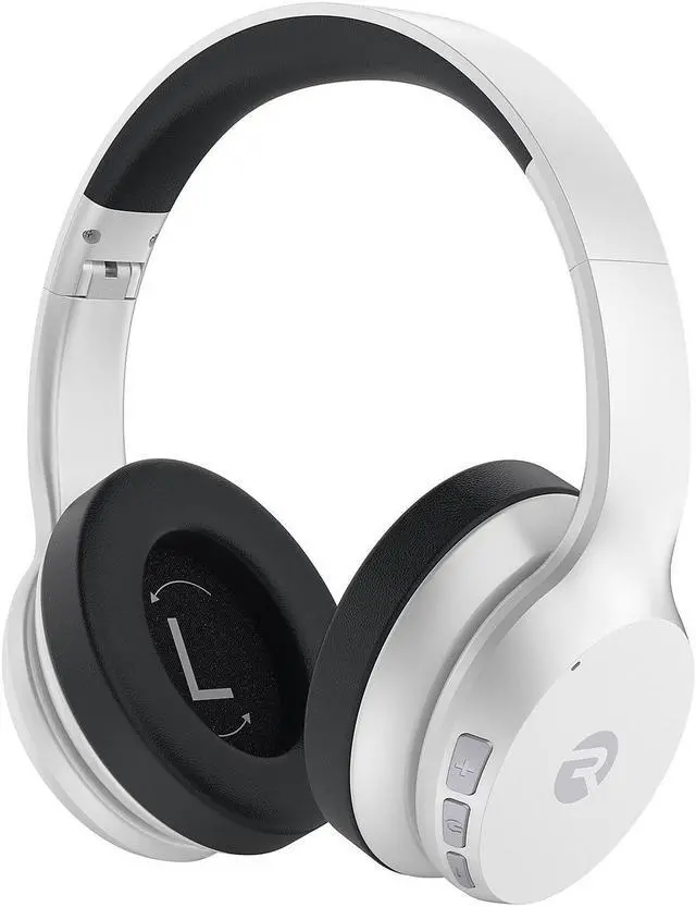 Main image of Raycon The Fitness Wireless Noise Canceling Over-Ear Headphones with Microphone Bluetooth Pearl White (RBH841-23E-WHI)