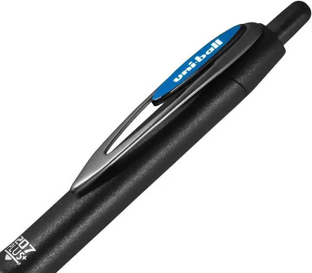 Alt view image 6 of 14 - uni-ball uniball 207 Plus+ Retractable Gel Pens Medium Point 0.7mm Blue Ink 4/Pack (70457)