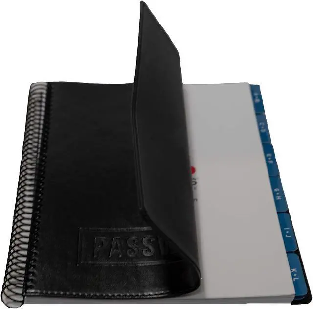 Alt view image 11 of 12 - Faux Leather Executive Password Book