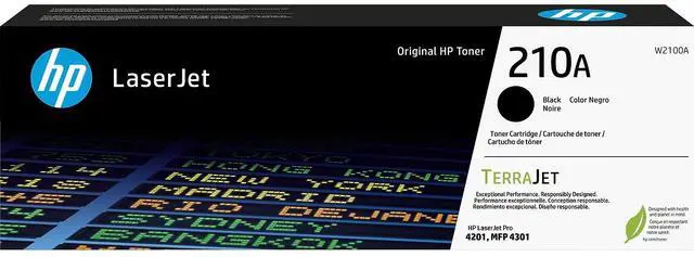 Alt view image 7 of 9 - HP 210A Black Original LaserJet Toner Cartridge, ~ 2,000 pages, W2100A