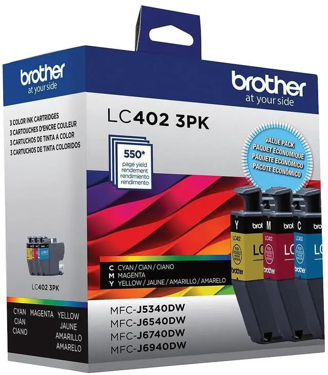 Alt view image 4 of 6 - LC4023PKS Ink 550 Page-Yield Cyan/Magenta/Yellow 3/Pack